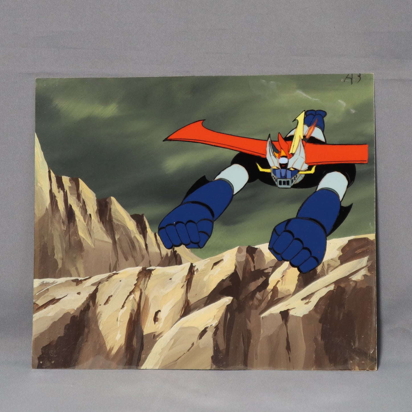 Animation cel "Great Mazinger",1974-1975, with certificate of authenticity