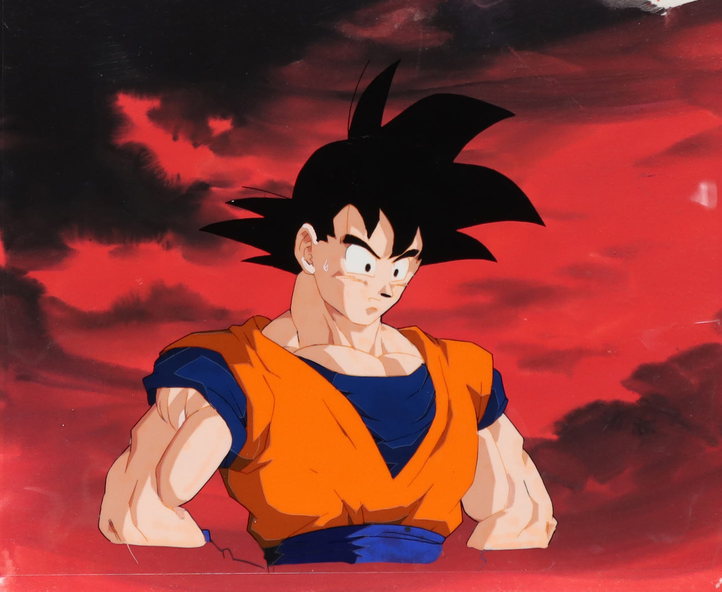 Animation cel "DRAGON BALL Z, Son Goku",1989-1996, with certificate of authenticity