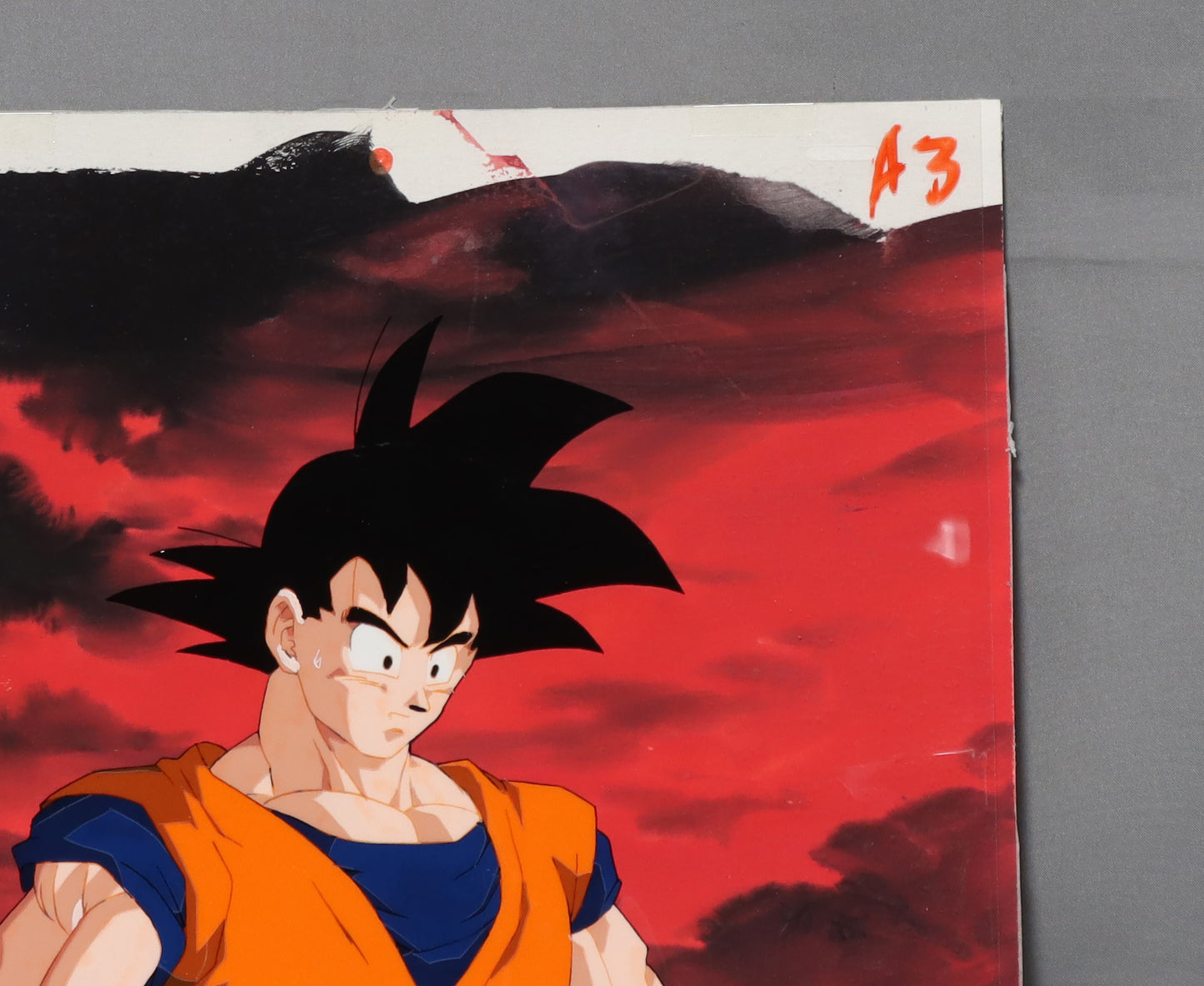 Animation cel "DRAGON BALL Z, Son Goku",1989-1996, with certificate of authenticity