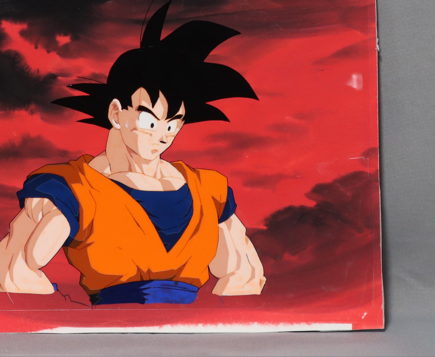 Animation cel "DRAGON BALL Z, Son Goku",1989-1996, with certificate of authenticity