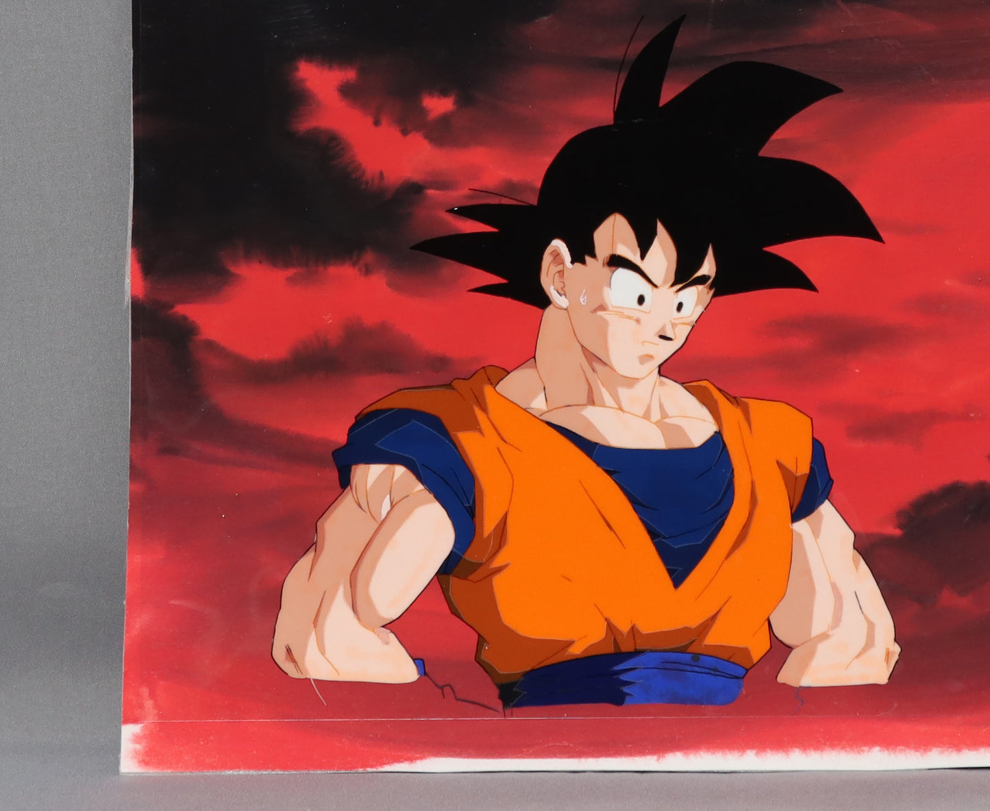 Animation cel "DRAGON BALL Z, Son Goku",1989-1996, with certificate of authenticity