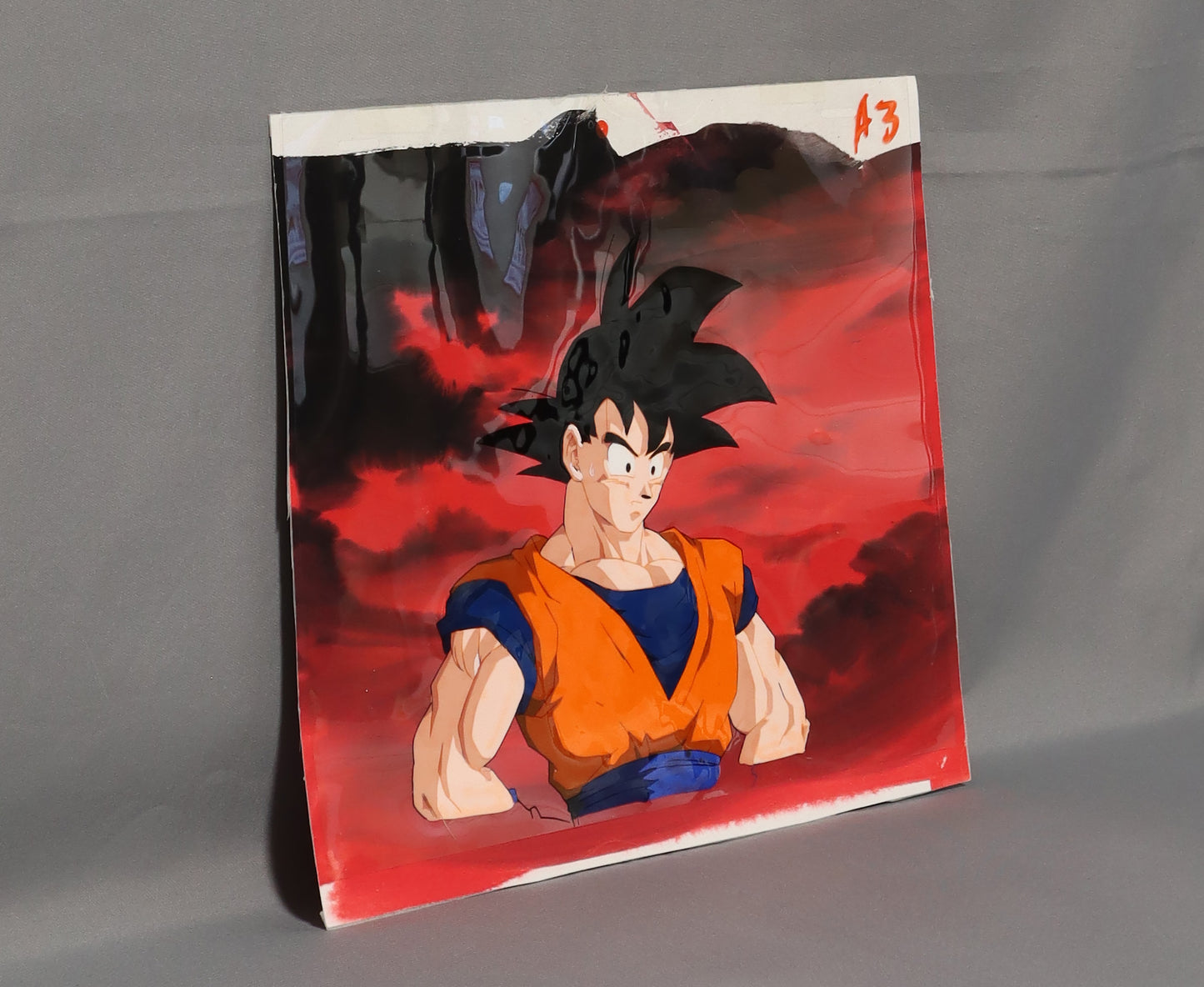 Animation cel "DRAGON BALL Z, Son Goku",1989-1996, with certificate of authenticity